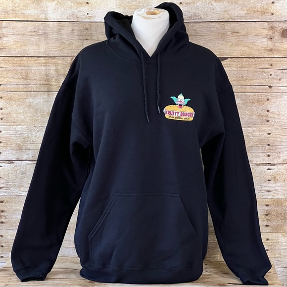 The Simpsons Size Medium Krusty Burger Hoodie - Picture 2 of 10